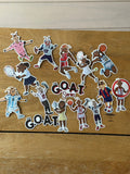 The GOAT Series Ultimate Gift Set – 4 Kids Sports Books - Mikey The GOAT Plush, Tattoos, Stickers, Tote Bag