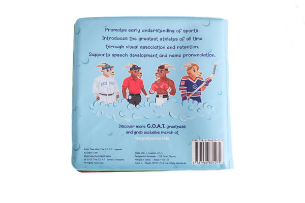 Bath Time With The GOAT Legends - Sports Bath Book