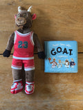 The GOAT Legends Baby Gift Set – Sports Bath Book & Mikey The GOAT Plush